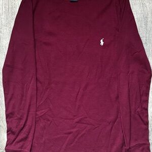 Polo by Ralph Lauren Men's Burgundy Shirt